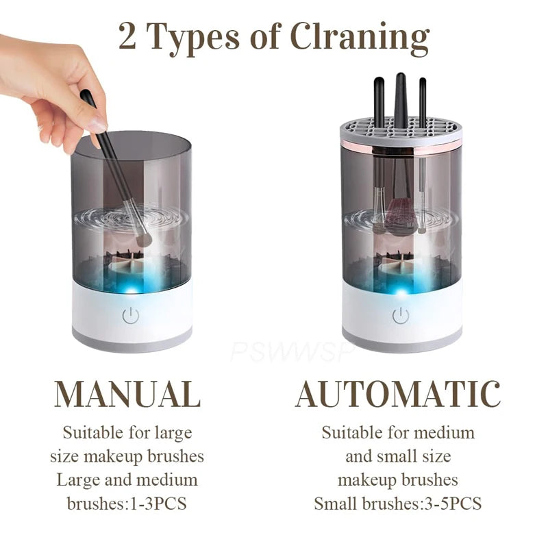 JLE 3 In 1 Electric Makeup Brush Cleaner